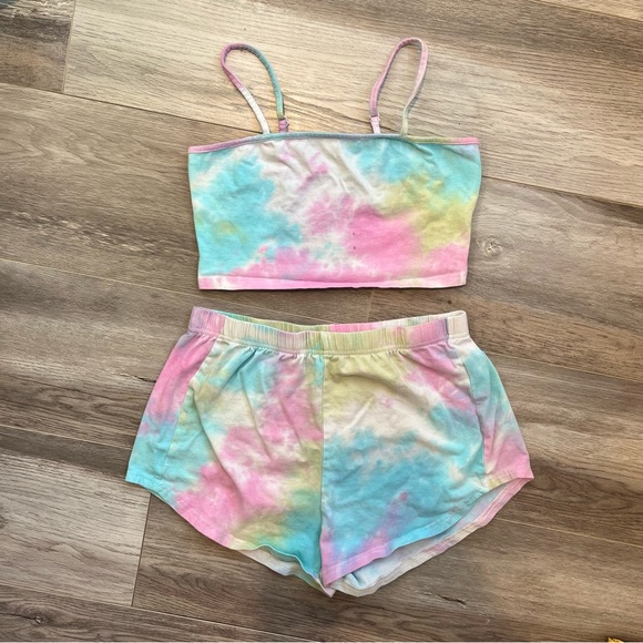 Tie Dye Cami Pajama Set - Picture 1 of 6